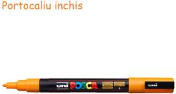 uni Marker varf 0.9-1.3 mm UNI Posca PC-3M portocaliu inchis