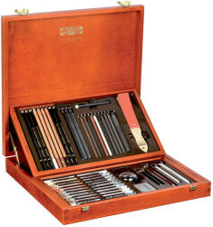 KOH-I-NOOR Set desen KOH-I-NOOR Gioconda 8896-1DK, 54 piese/cutie lemn