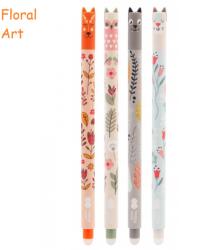 M&G Roller cu rescriere, 0.5 mm, M-G Happy Color Animal Print Floral Art