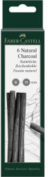 Faber-Castell Carbune desen natural FABER-CASTELL Pitt Monochrome 6-11 mm, 6 buc/set