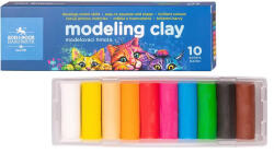 KOH-I-NOOR Plastilina 10 culori, 200 g, KOH-I-NOOR 131710