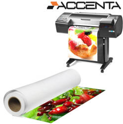 ACCENTA Rola hartie plotter, foto lucioasa, resin coated, 260 g/mp, A0+, 914 mm x 30 m, ACCENTA