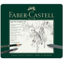 Faber-Castell Set desen FABER-CASTELL Pitt Monochrome Carbune 19 piese, FC112973