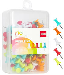 DELI Pioneze panou pluta, 35 buc/cutie, DELI