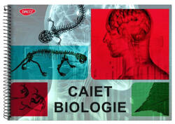 DACO Caiet de biologie, cu spirala, 24 file, DACO
