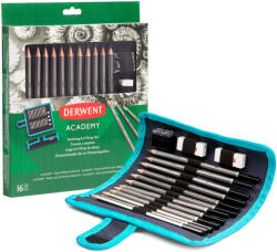 Derwent Set schite DERWENT Academy Sketching Art Wrap, 16 piese/cutie