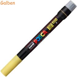 uni Marker pensula UNI Posca Brush PCF-350 galben