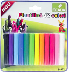 ECADA Plastilina 12 culori/set 180 g ECADA