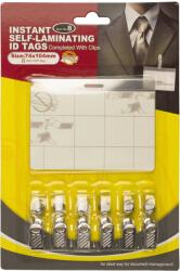  Ecuson autoadeziv cu clips 104x64 mm, 6 buc/set