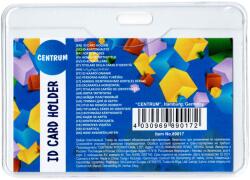 CENTRUM Suport ecuson din plastic orizontal, 95x57 mm