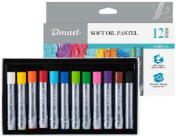 DMAST Creioane pastel ulei DMAST by Pebeo, 12 culori/set