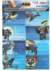 DISNEY Etichete scolare 40 buc/set, DISNEY Batman