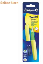 Pelikan Stilou PELIKAN Twist galben neon