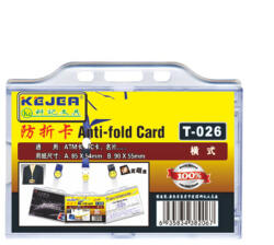 KEJEA Suport carduri orizontal, 85x54 mm KEJEA T-026H