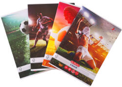 Herlitz Caiet scolar A4, 80 file, HERLITZ Fotbal dictando