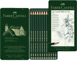 Faber-Castell Set creion grafit FABER-CASTELL 9000, 12 buc/set Set design