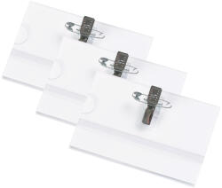  Ecuson cu ac si clips, 90x55 mm, 100 buc/set