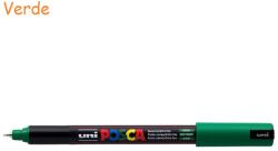 uni Marker varf 0.7 mm UNI Posca PC-1MR verde