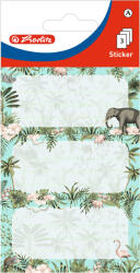 Herlitz Etichete scolare 9 buc/set, HERLITZ Tropical