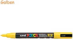 uni Marker varf 0.9-1.3 mm UNI Posca PC-3M galben