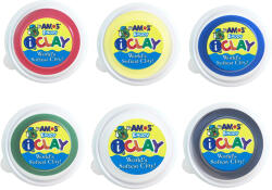 Amos Plastilina modelatoare 18 g, AMOS iCLAY albastru
