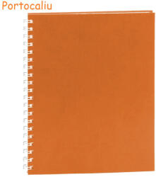 EGO Agenda 20x26 cm, nedatata, cu spirala, EGO Premier portocaliu