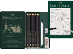 Faber-Castell Set schite FABER-CASTELL Pitt Graphite Matt, 11 buc/cutie metal, FC115220
