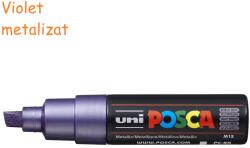 uni Marker varf 8 mm UNI Posca PC-8K violet metalizat