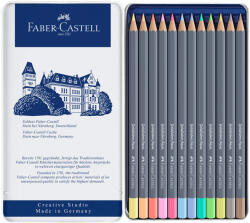 Faber-Castell Creioane colorate acuarela FABER-CASTELL Goldfaber Aqua Pastel, 12 culori/set, FC114622