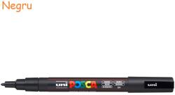 uni Marker varf 0.9-1.3 mm UNI Posca PC-3M negru