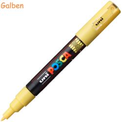 uni Marker varf 0.7 mm UNI Posca PC-1M galben