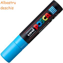 uni Marker varf 15 mm UNI Posca PC-17K albastru deschis