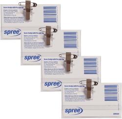 SPREE Ecuson cu ac si clips, 87x54 mm, SPREE, 100 buc/set