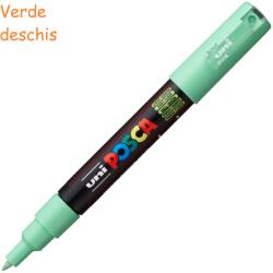 uni Marker varf 0.7 mm UNI Posca PC-1M verde deschis