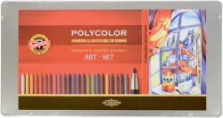 KOH-I-NOOR Set desen KOH-I-NOOR Polycolor Art 3896, 32 piese/cutie metal