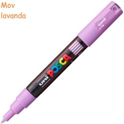 uni Marker varf 0.7 mm UNI Posca PC-1M mov lavanda
