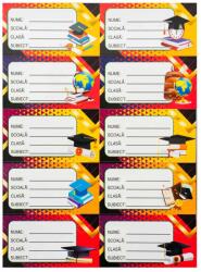  Etichete scolare autoadezive, 200 buc/set rechizite