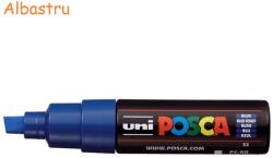uni Marker varf 8 mm UNI Posca PC-8K albastru