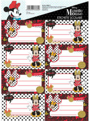 DISNEY Etichete scolare 40 buc/set, DISNEY Minnie Mouse