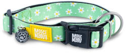 Max & Molly MAX & MOLLY Smart ID Margarite, zgardă câini, ajustabilă, poliester, verde, cataramă trident, XS(22-35 x 1cm)