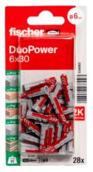 FISHER ДЮБЕЛ fischer 534993 duopower ф6х30мм УНИВЕРСАЛЕН 28бр (534993)