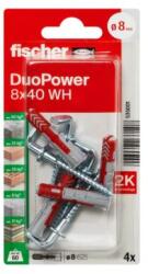 FISHER ДЮБЕЛ fischer 535001 duopower ф8х40мм Г-ОБРАЗНА КУКА 4бр (535001)