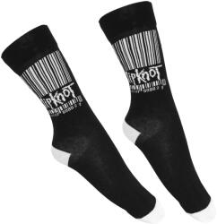 ROCK OFF șosete Slipknot Barcode Logo- BL - ROCK OFF - SKSCK10MB