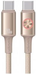 USAMS Cablu pentru incarcare si transfer de date USAMS US-SJ751, USB-C la USB-C, 240W, 1.2m, Titan (6958444993409)