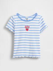 GAP Бебешка ръбеста тениска с лого GAP GAP | Sin | Момичешки | 18-24 месеца