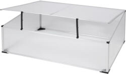 Linder Exclusiv Mini-seră cu cadru din aluminiu MC4362 - 120 x 80 x 30/40 cm - LINDER EXCLUSIV (MC4362)