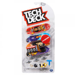 Spin Master Tech Deck Pachet 4 Piese Fingerboard Finesse 9.6cm (6028815_20140740) - typec Figurina