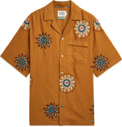 Scotch & Soda Cămaşă Embroidered Linen Relaxed Fit 183067 700 cathay spice
