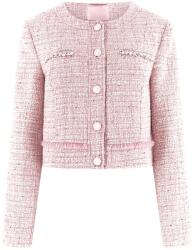 GUESS Sacou Clotilde Tweed Jacket W6RL54WJ632 f6zp delicate pink multi (W6RL54WJ632 f6zp delicate pink multi)