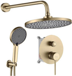 Rea Sistem de dus incastrat Rea Lungo Stripe auriu periat (REA-P9492)